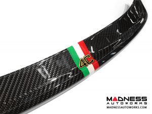 Alfa Romeo 4C Rear Spoiler - Carbon Fiber - Coupe - Italian Theme w/ 4C Logo